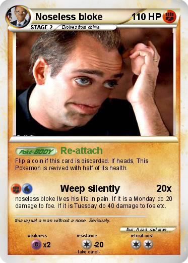 Pokemon Noseless bloke