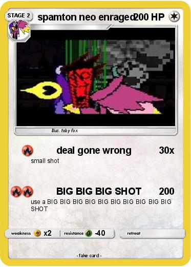 Pokemon spamton neo enraged