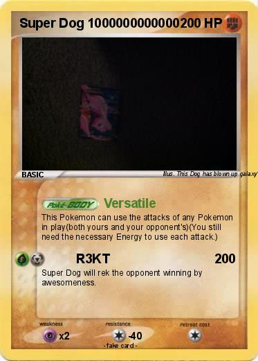 Pokemon Super Dog 1000000000000