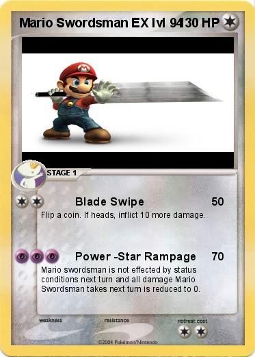 Pokemon Mario Swordsman EX lvl 94