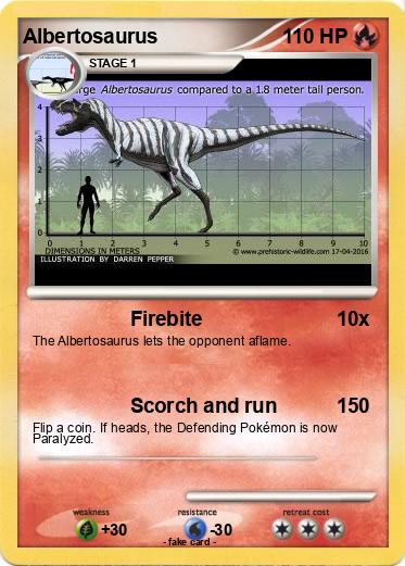 Pokemon Albertosaurus