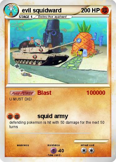 Pokemon evil squidward