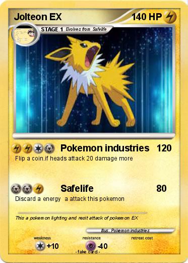 Pokemon Jolteon EX