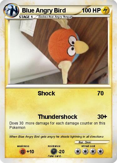Pokemon Blue Angry Bird