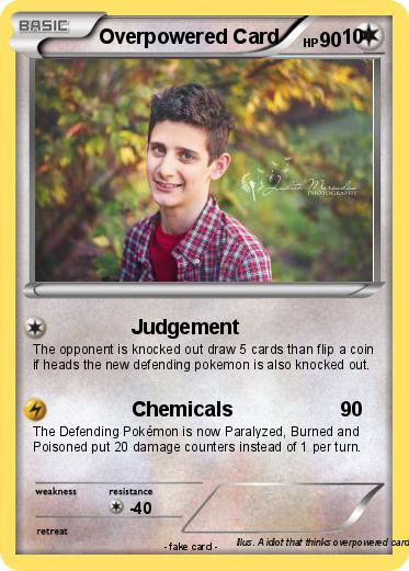 Pokemon Overpowered Card           10