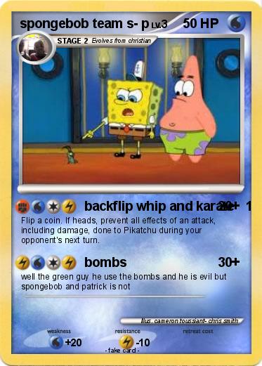 Pokemon spongebob team s- p