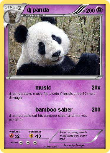 Pokemon dj panda