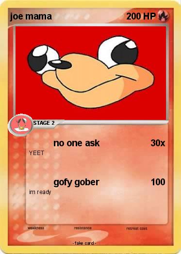 Pokemon joe mama