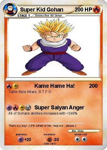 Pokemon Super Kid Gohan