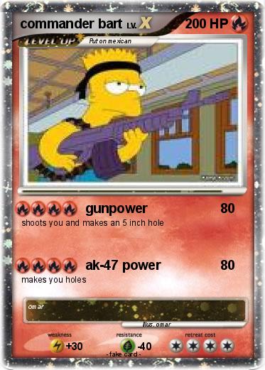 Pokemon commander bart