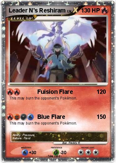Pokemon Leader N's Reshiram