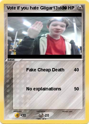 Pokemon Vote if you hate Gligar13vids
