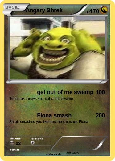 Pokemon Angary Shrek