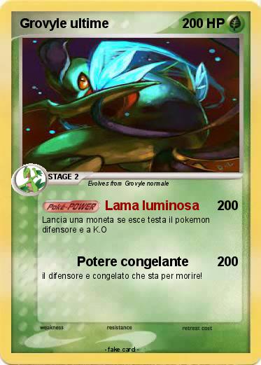 Pokemon Grovyle ultime