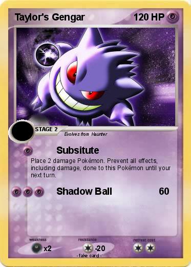 Pokemon Taylor's Gengar