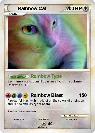 Pokemon Rainbow Cat