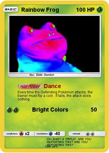 Pokemon Rainbow Frog