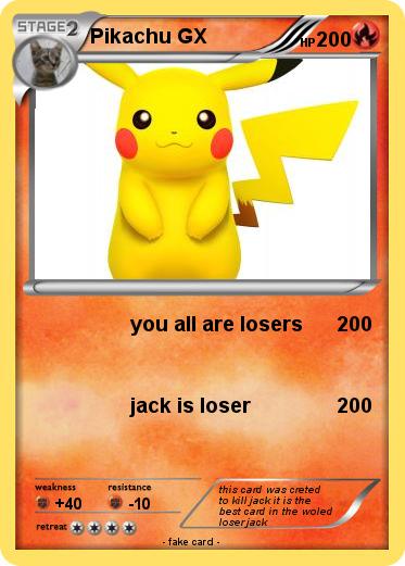 Pokemon Pikachu GX