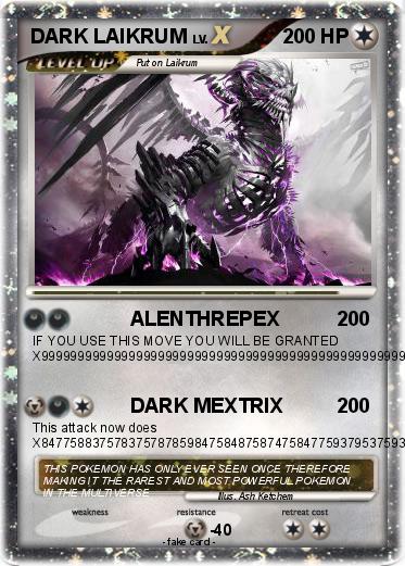 Pokemon DARK LAIKRUM