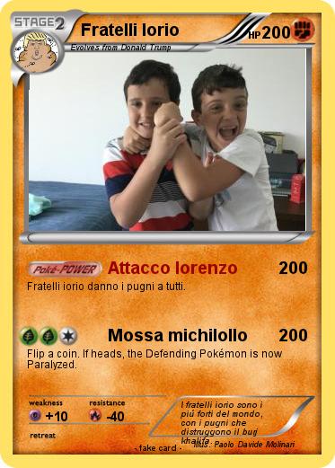 Pokemon Fratelli Iorio