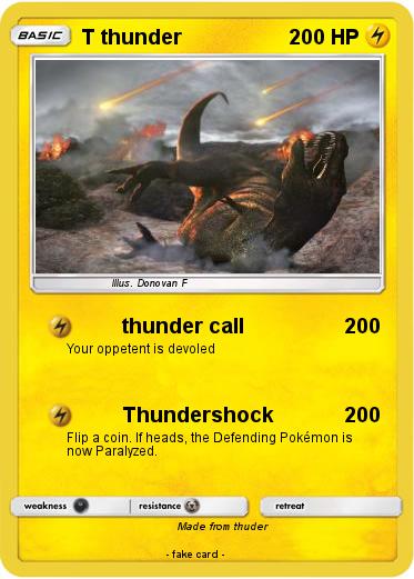 Pokemon T thunder