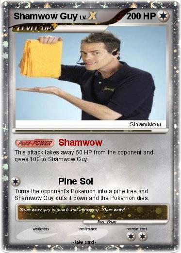 Pokemon Shamwow Guy