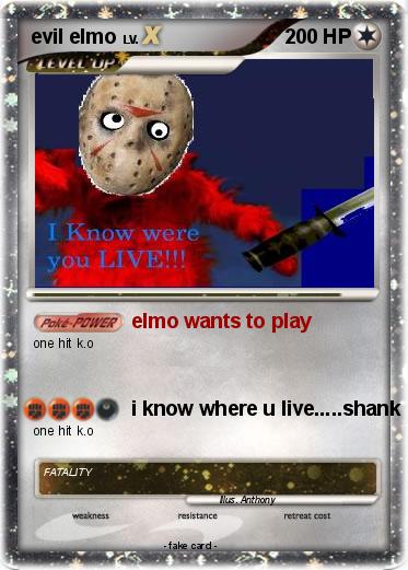 Pokemon evil elmo