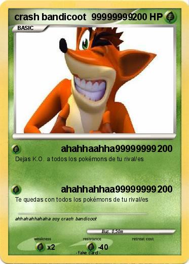 Pokemon crash bandicoot  99999999