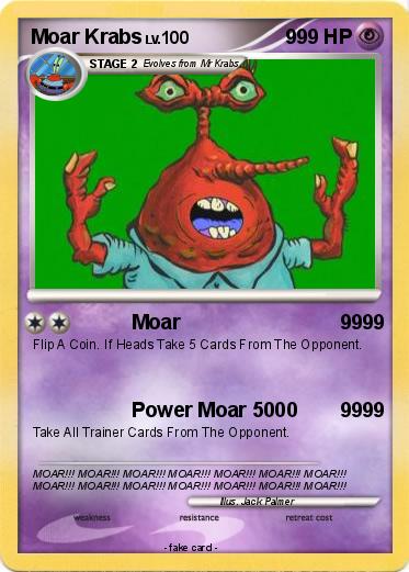 Pokemon Moar Krabs