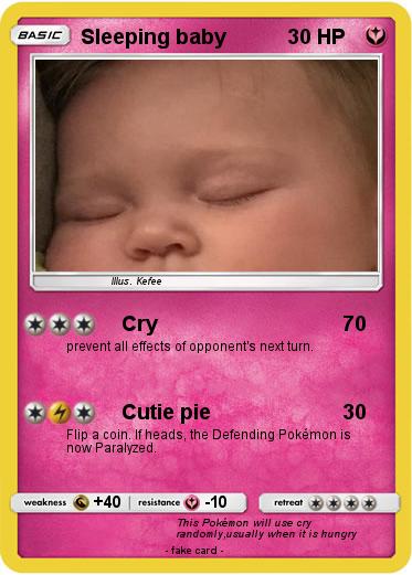 Pokemon Sleeping baby