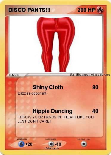 Pokemon DISCO PANTS!!!