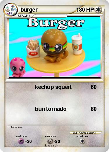 Pokemon burger
