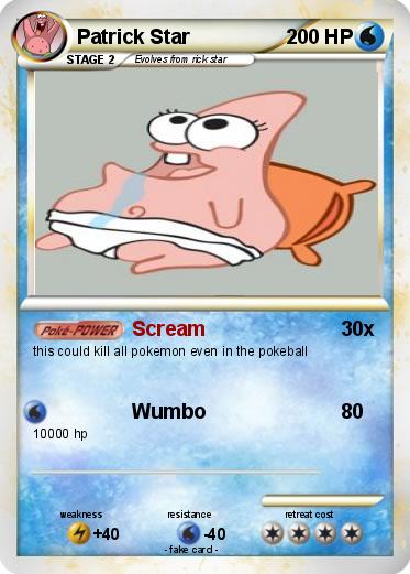 Pokemon Patrick Star