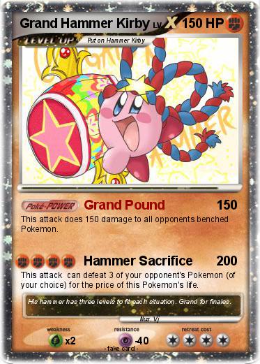 Pokemon Grand Hammer Kirby