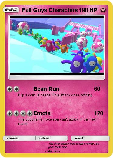 Pokemon Fall Guys Characters