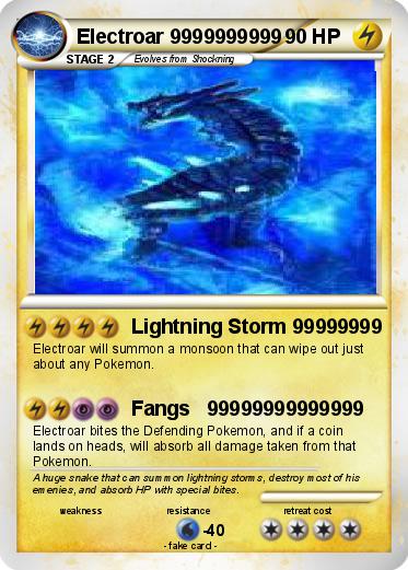 Pokemon Electroar 9999999999