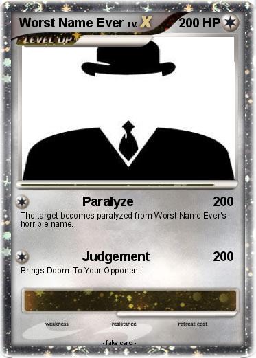Pokemon Worst Name Ever