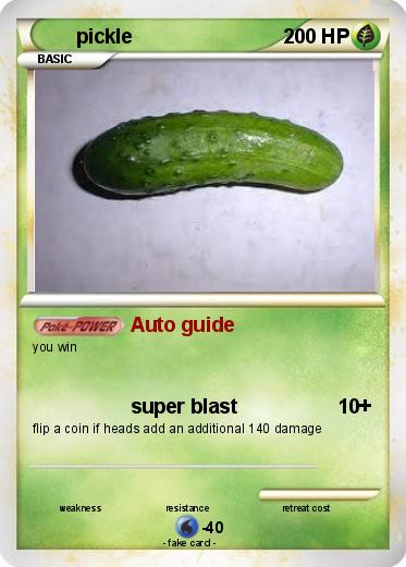 Pokemon pickle