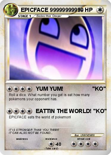 Pokemon EPICFACE 99999999999
