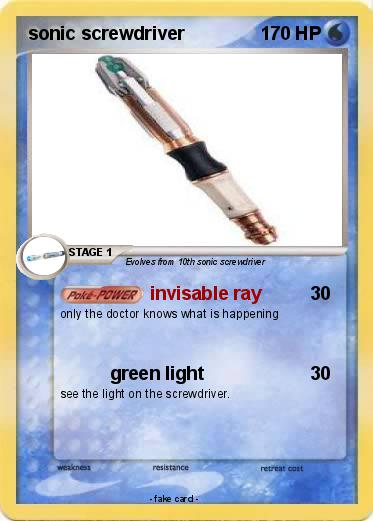 Pokemon sonic screwdriver