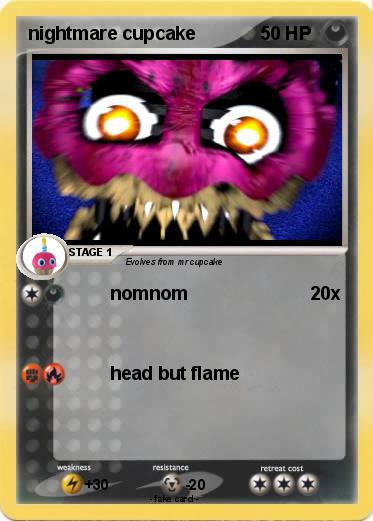 Pokemon nightmare cupcake