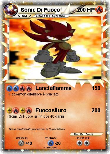 Pokemon Sonic Di Fuoco