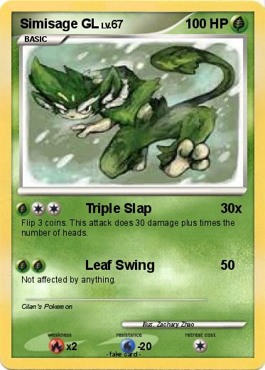 Pokemon Simisage GL