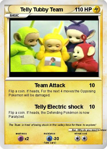 Pokemon Telly Tubby Team
