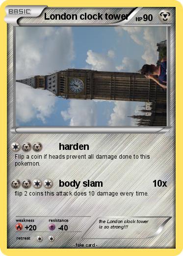 Pokemon London clock tower