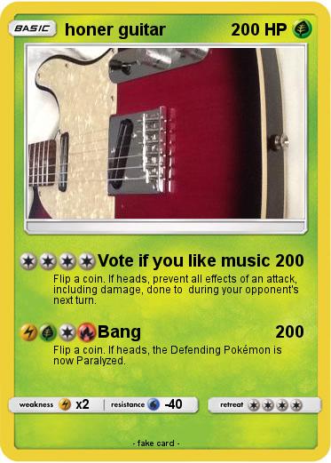 Pokemon honer guitar
