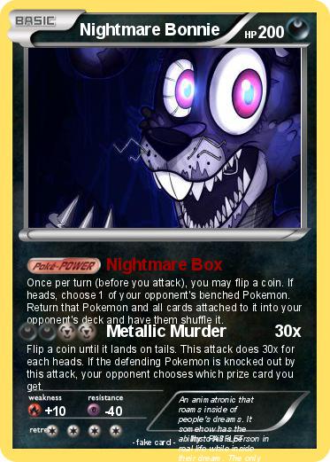 Pokemon Nightmare Bonnie