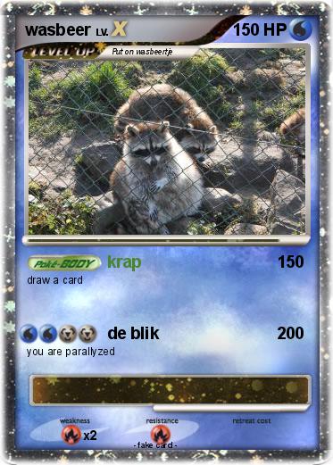Pokemon wasbeer