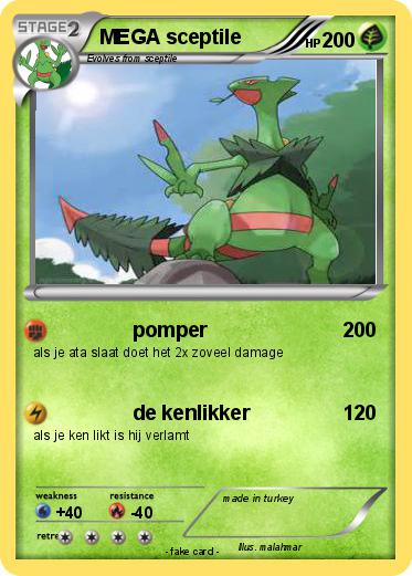 Pokemon MEGA sceptile