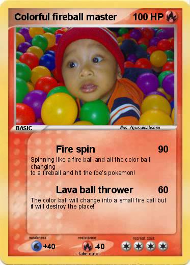 Pokemon Colorful fireball master